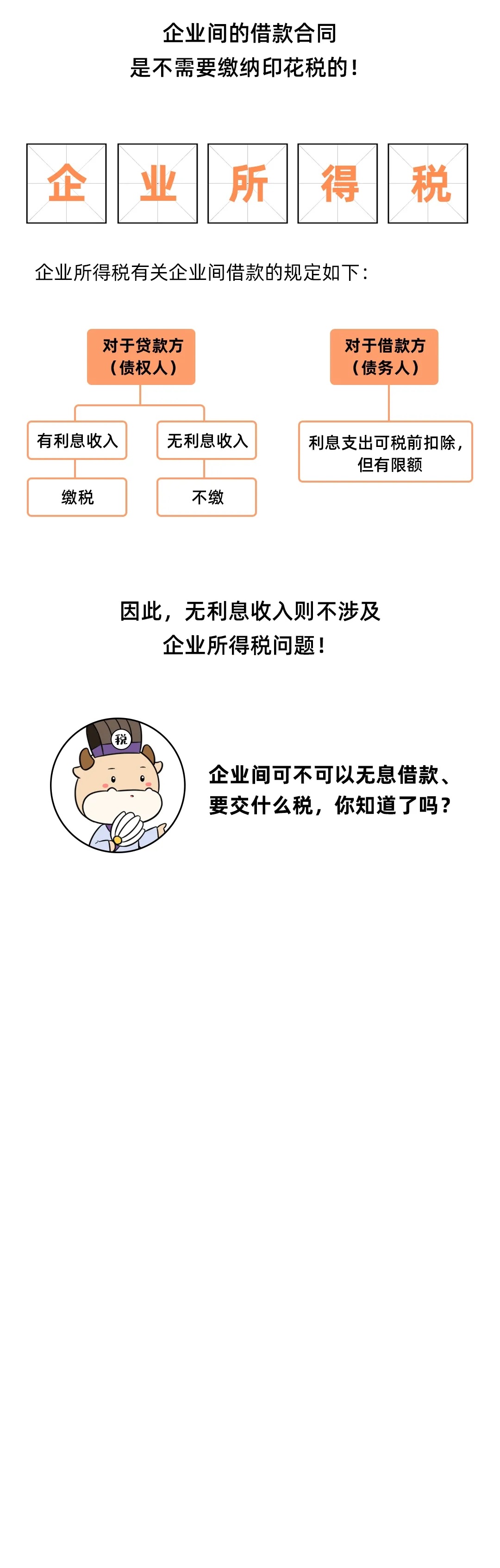 企业之间借款，可以签订无息借款的协议吗？这是我见过最好的回答！