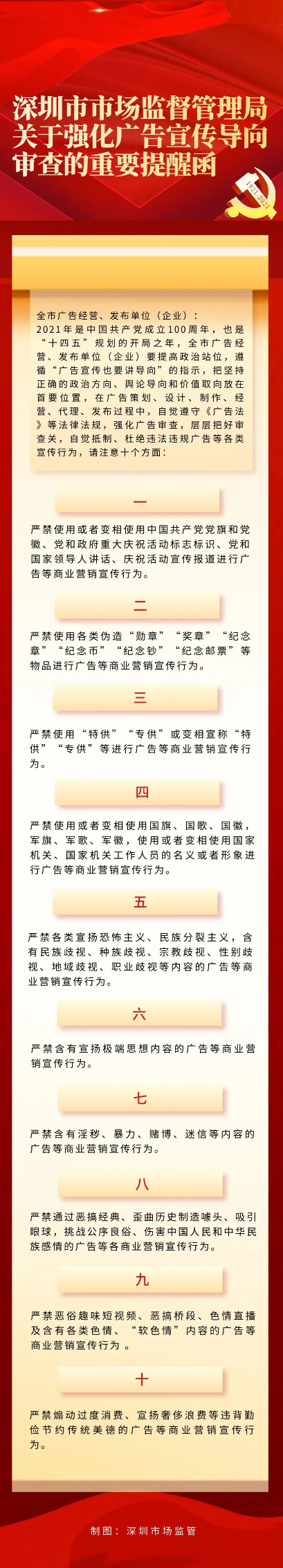 一个广告被罚30万！深圳发出广告宣传导向审查“十禁令”！
